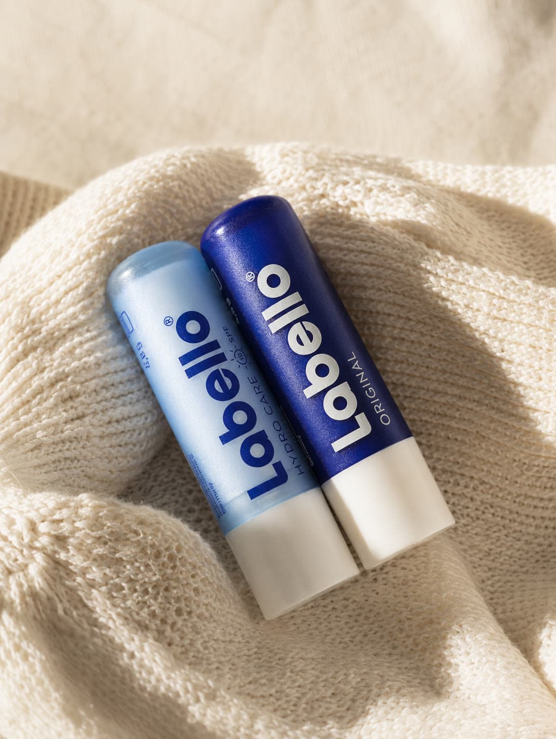 Lip balm product macro — unofficial Labello concept