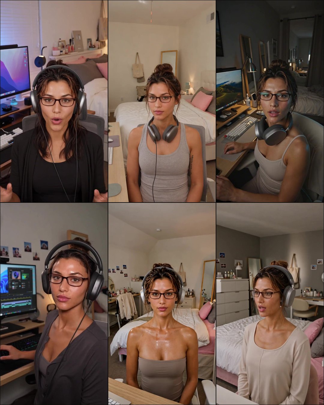 Six UGC hook frames for REC MAX